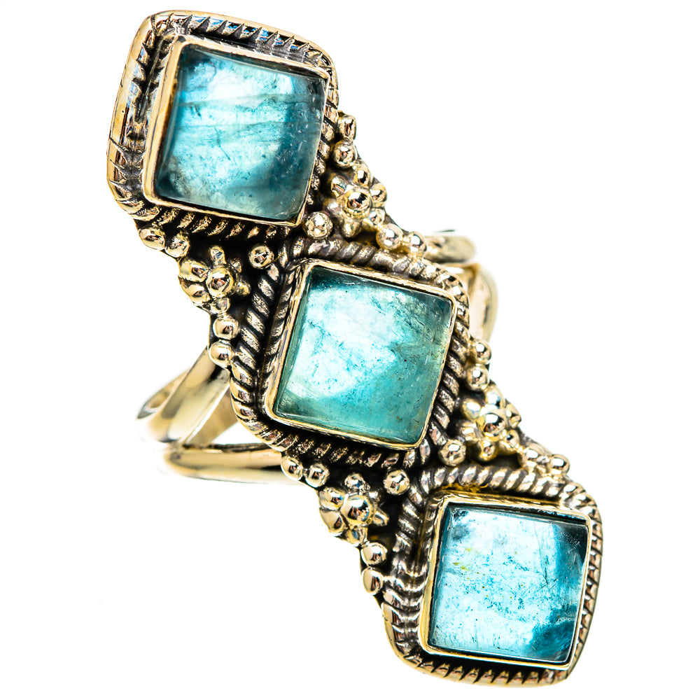 Green Fluorite Rings handcrafted by Anasilvercos - RING110868 - Photo 2
