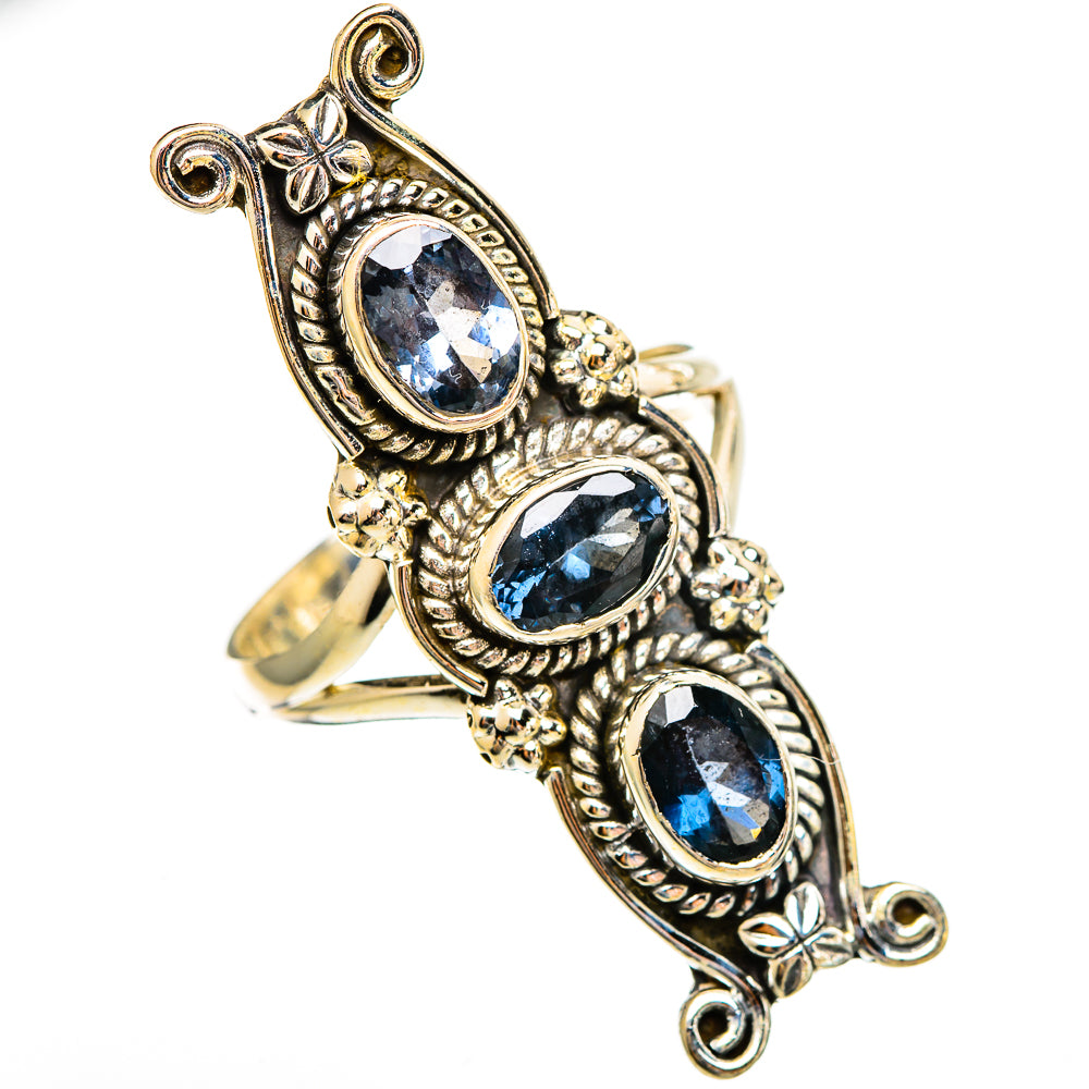 Blue Spinel Rings handcrafted by Anasilvercos - RING110870 - Photo 2