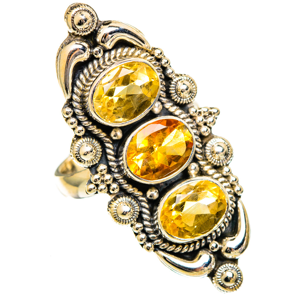 Citrine Rings handcrafted by Anasilvercos - RING110894 - Photo 2
