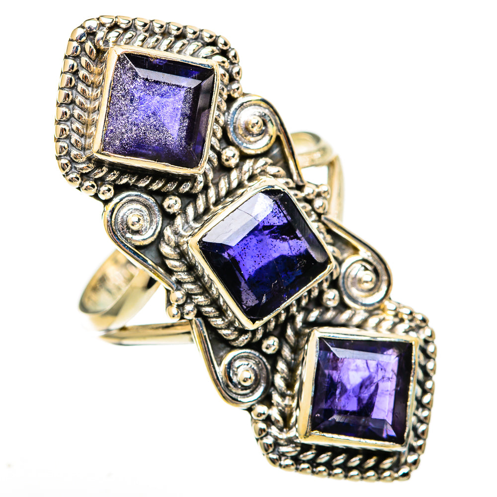 Violet Spinel Rings handcrafted by Anasilvercos - RING110904 - Photo 2