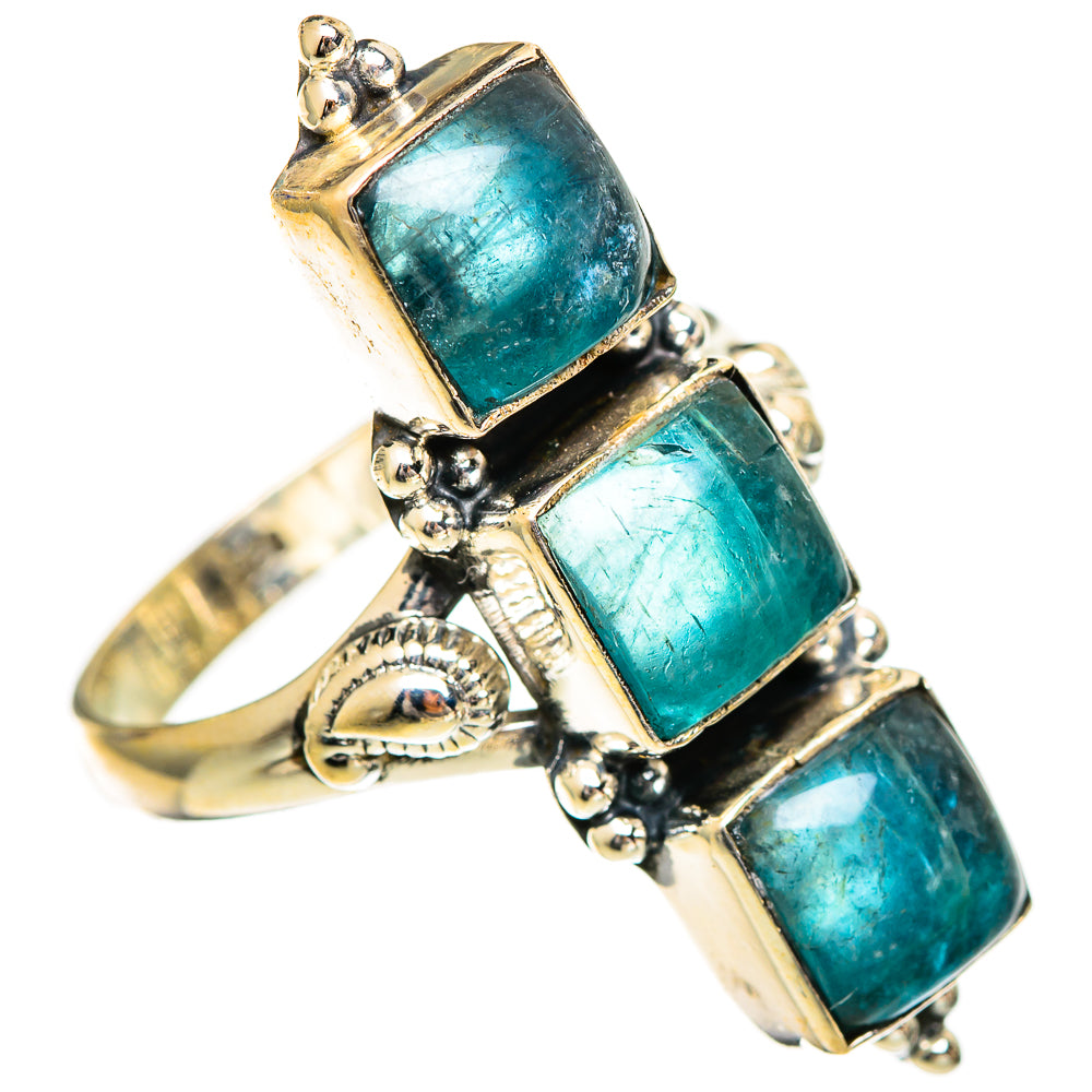 Green Fluorite Rings handcrafted by Anasilvercos - RING110914 - Photo 2