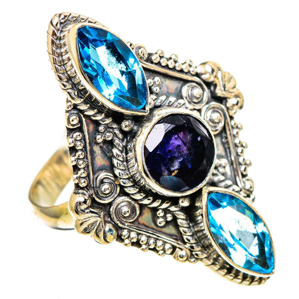 Violet Spinel Rings handcrafted by Anasilvercos - RING110915 - Photo 2