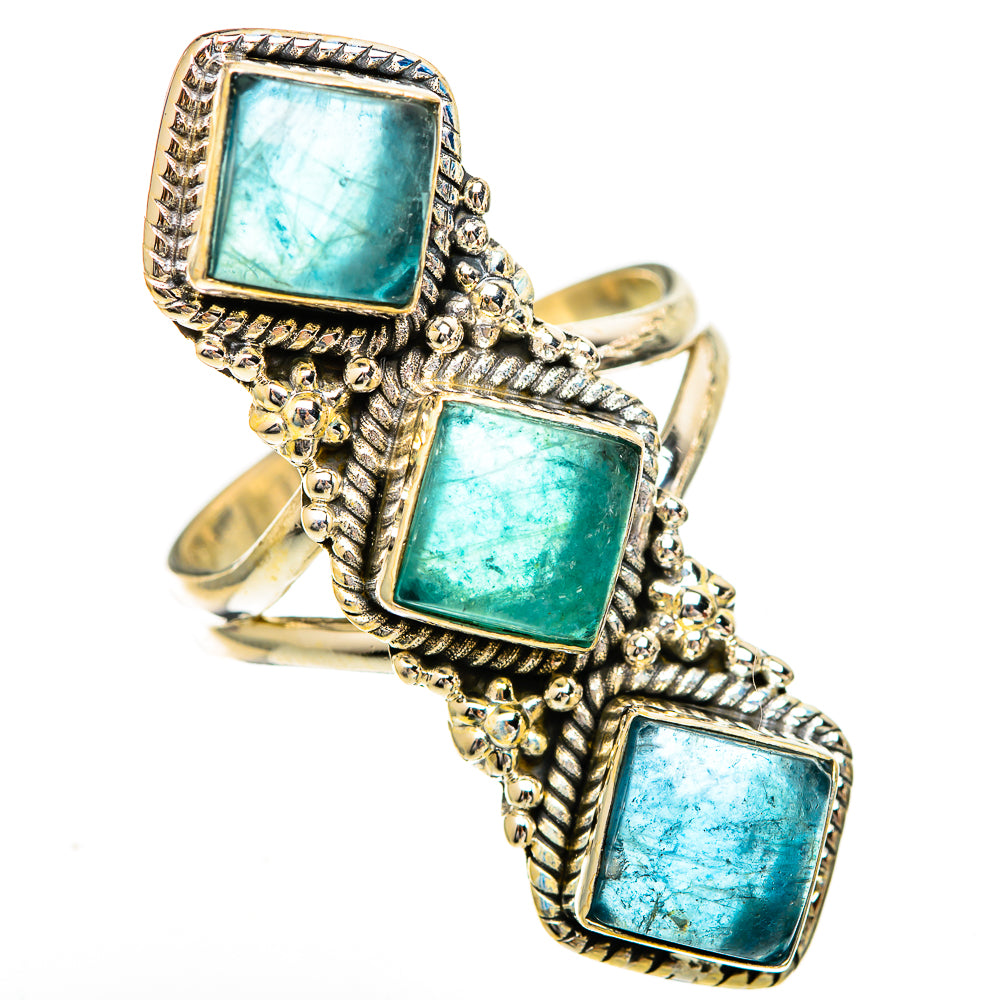 Green Fluorite Rings handcrafted by Anasilvercos - RING110917 - Photo 2