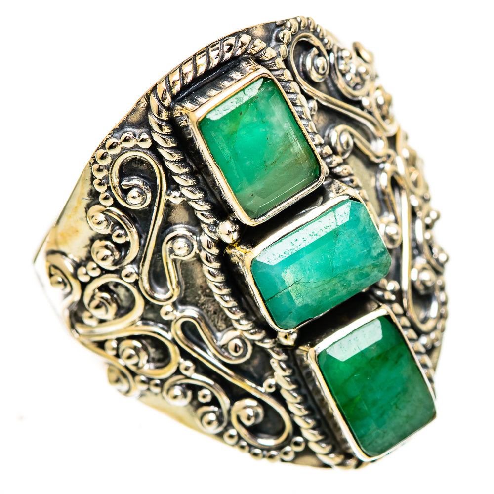 Emerald Rings handcrafted by Anasilvercos - RING110926 - Photo 2