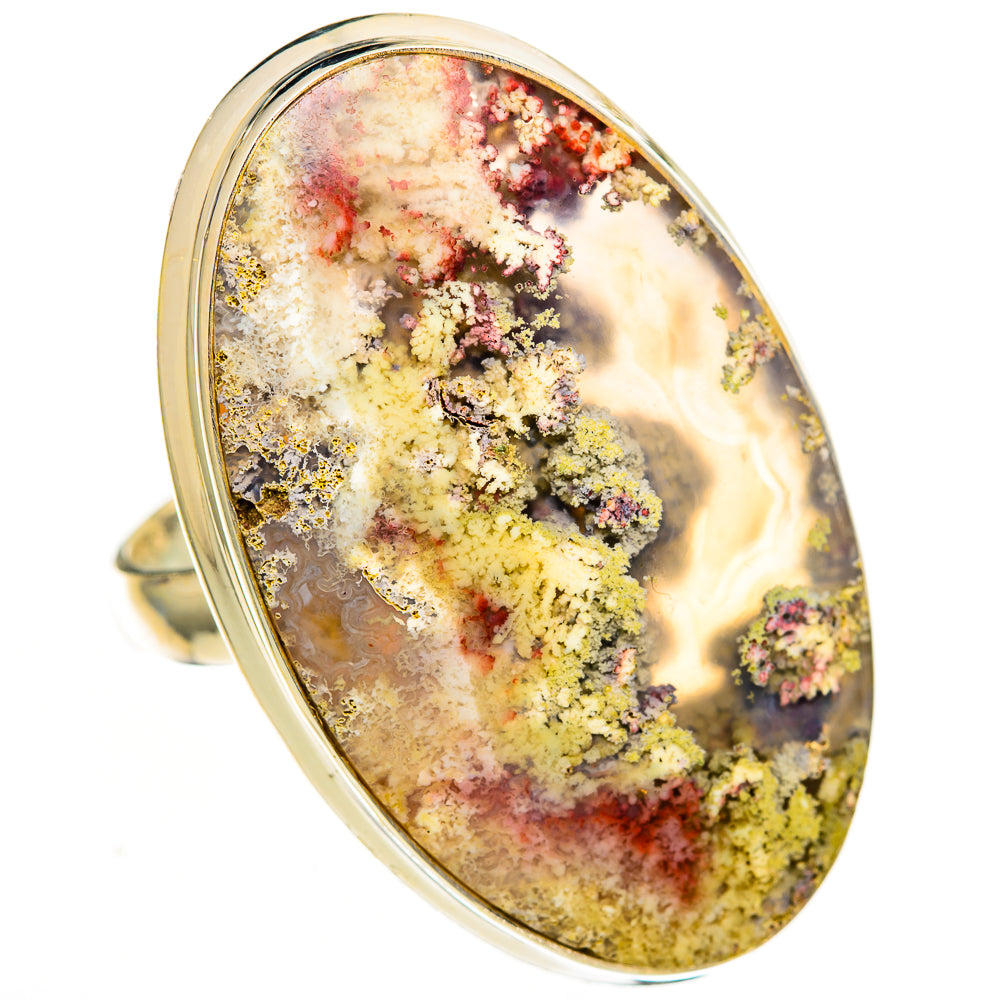 Plume Agate Rings handcrafted by Anasilvercos - RING110930 - Photo 2