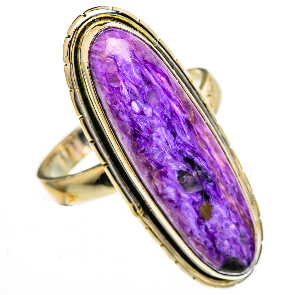 Charoite Rings handcrafted by Anasilvercos - RING110943 - Photo 2