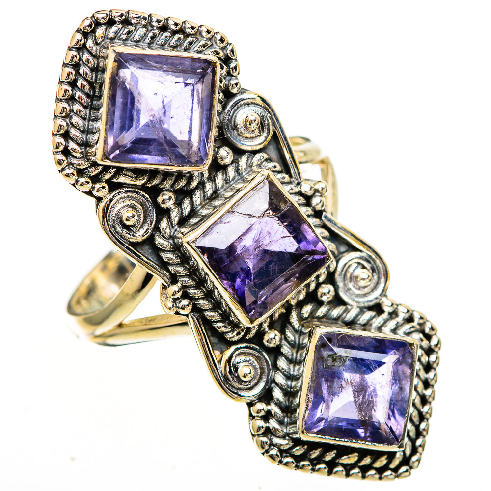 Violet Spinel Rings handcrafted by Anasilvercos - RING110946 - Photo 2