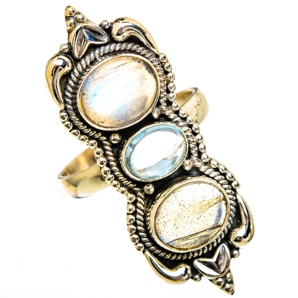 Labradorite Rings handcrafted by Anasilvercos - RING110959 - Photo 2