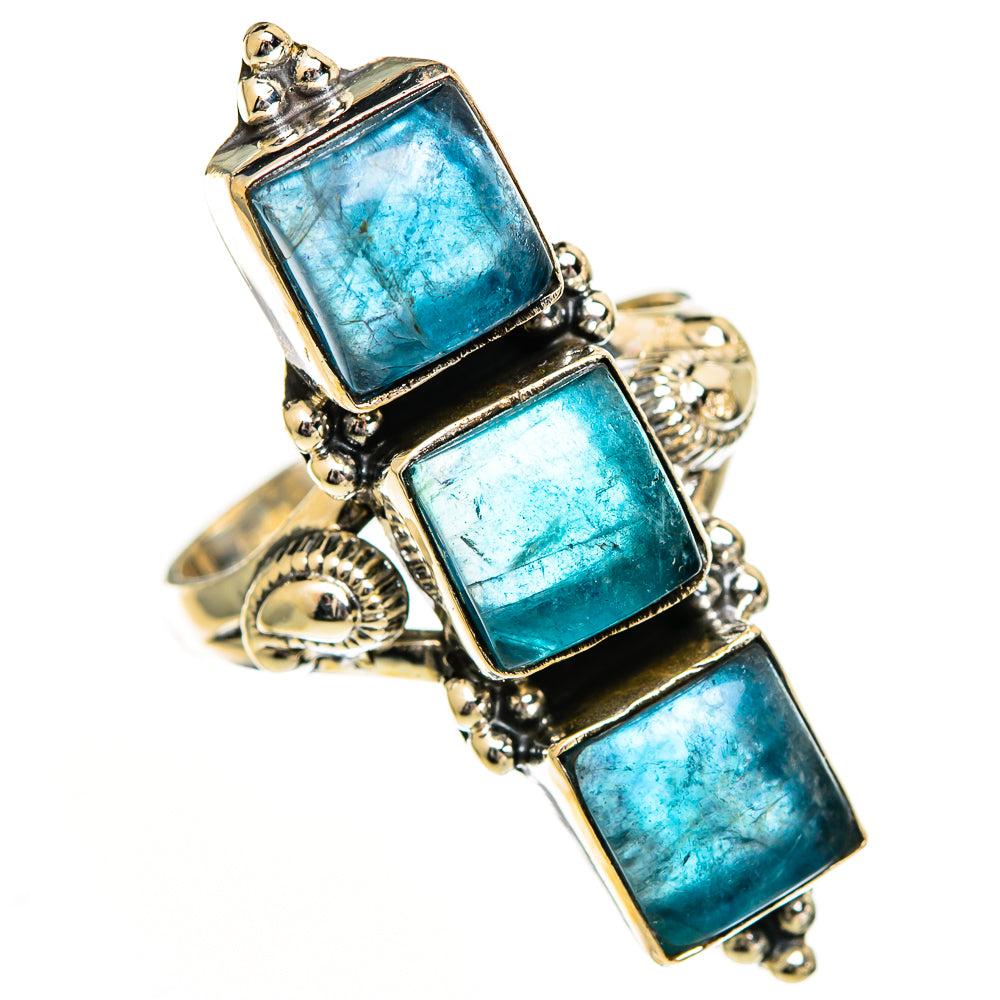Green Fluorite Rings handcrafted by Anasilvercos - RING110960 - Photo 2