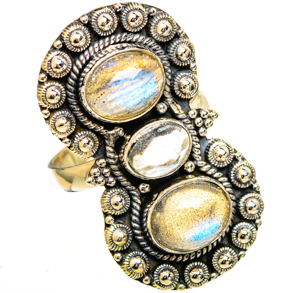 Labradorite Rings handcrafted by Anasilvercos - RING110962 - Photo 2