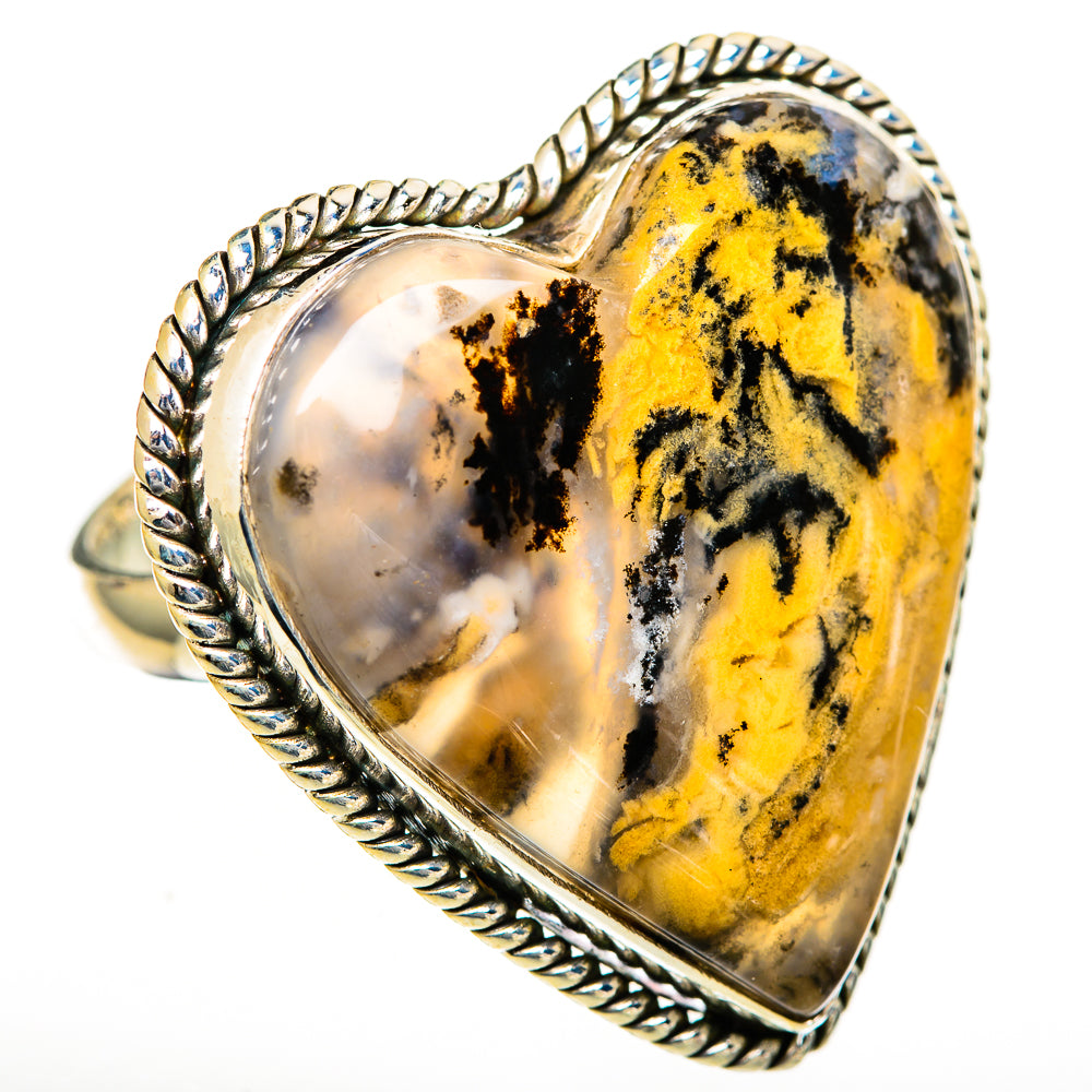 Plume Agate Rings handcrafted by Anasilvercos - RING110977 - Photo 2