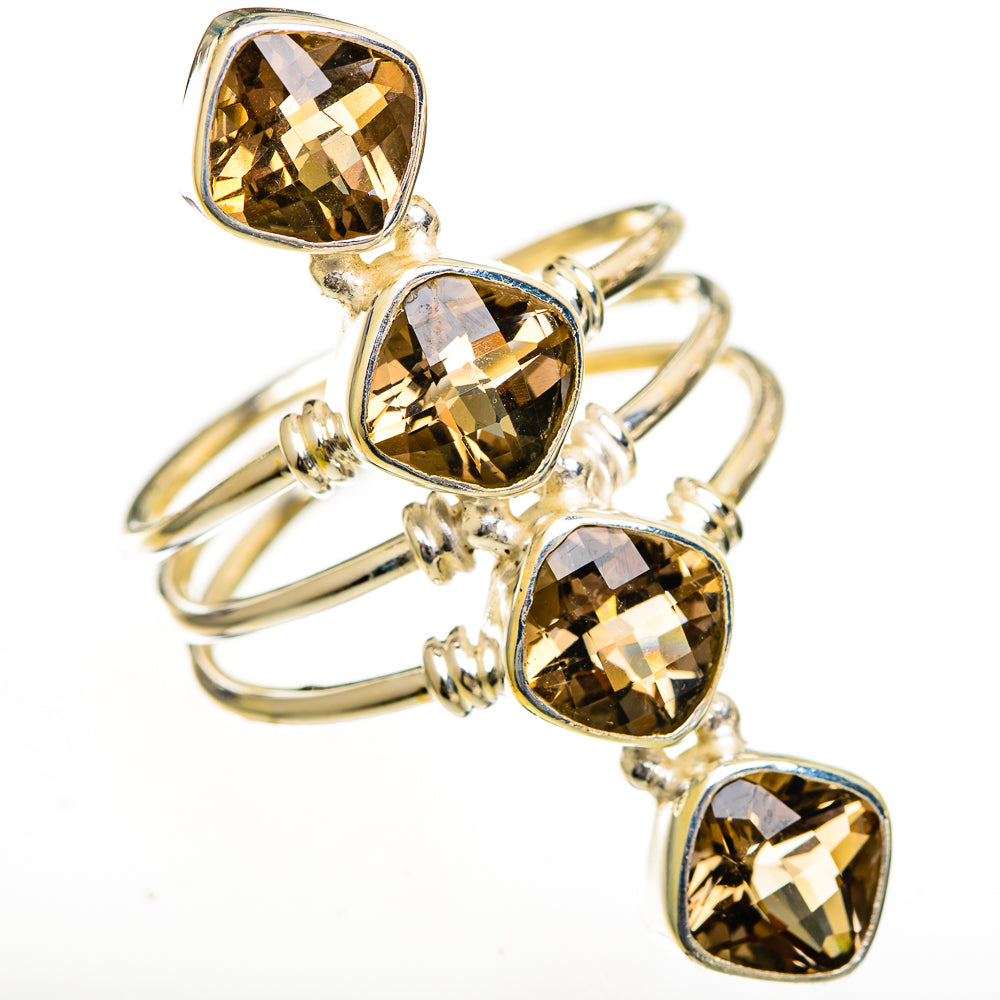 Smoky Quartz Rings handcrafted by Anasilvercos - RING110982 - Photo 2