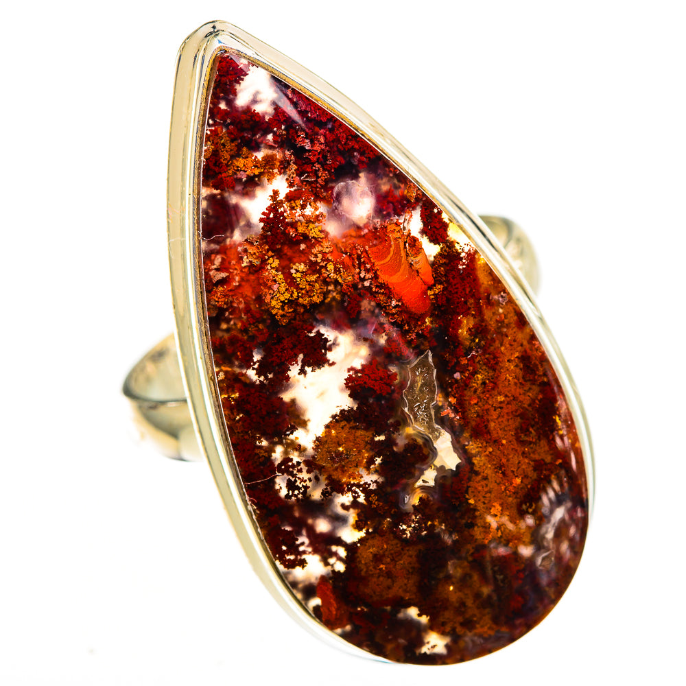 Plume Agate Rings handcrafted by Anasilvercos - RING110983 - Photo 2