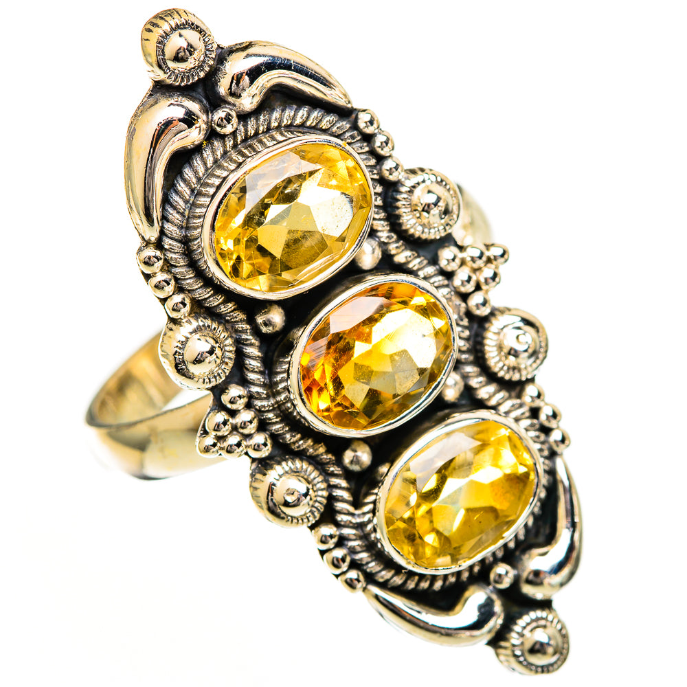 Citrine Rings handcrafted by Anasilvercos - RING110984 - Photo 2