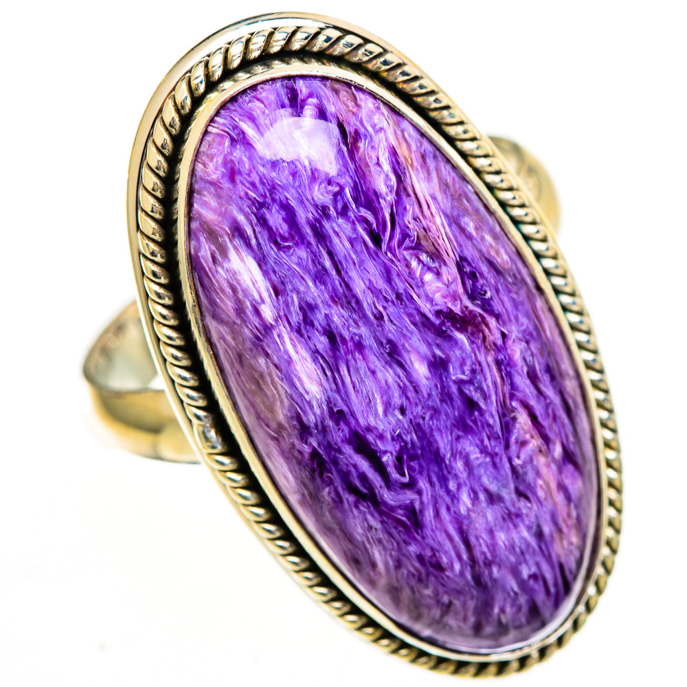 Charoite Rings handcrafted by Anasilvercos - RING110991 - Photo 2