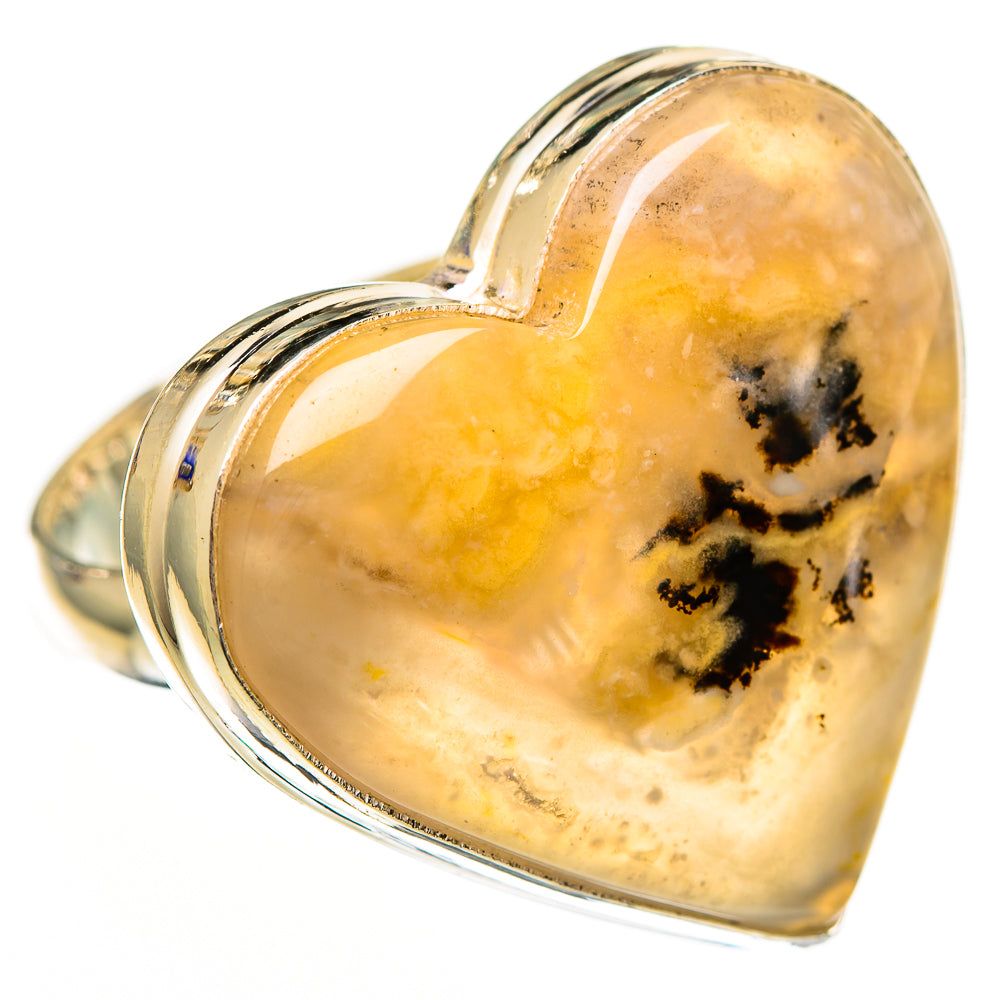 Plume Agate Rings handcrafted by Anasilvercos - RING111002 - Photo 2