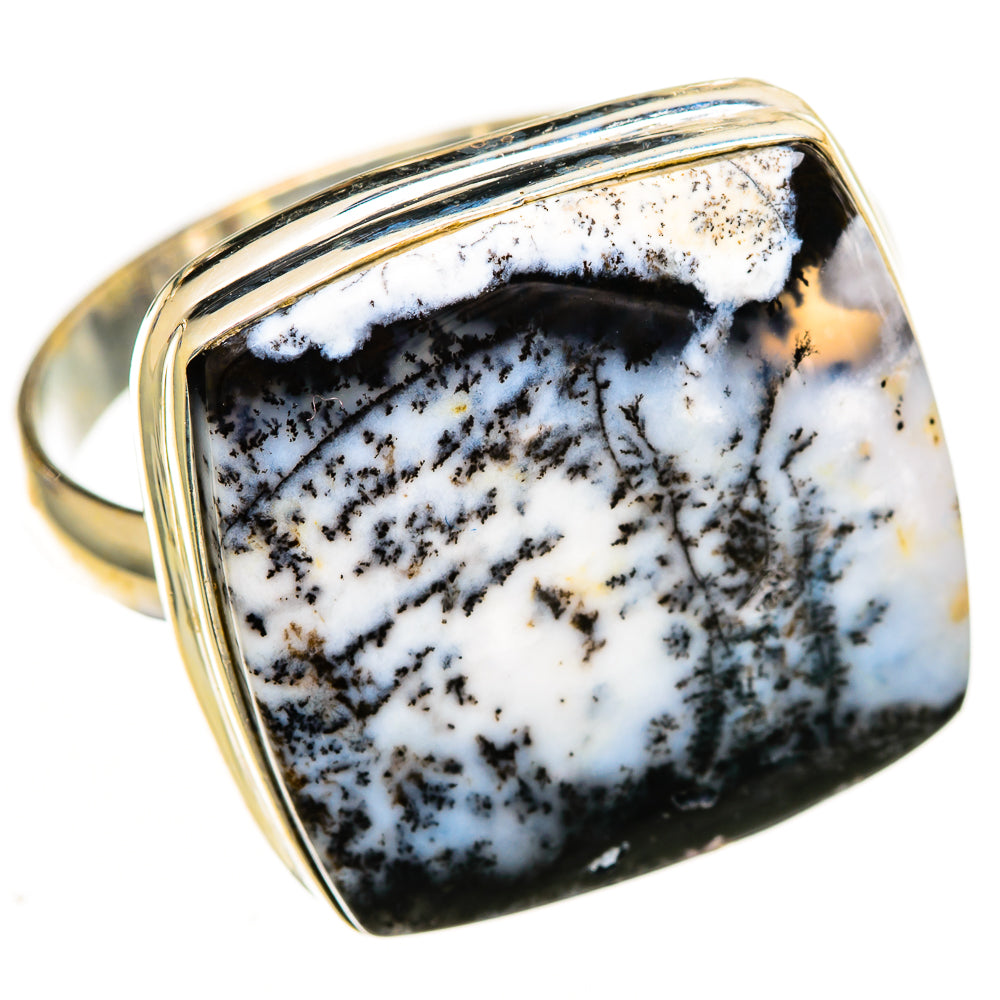 Dendritic Opal Rings handcrafted by Anasilvercos - RING111004 - Photo 2