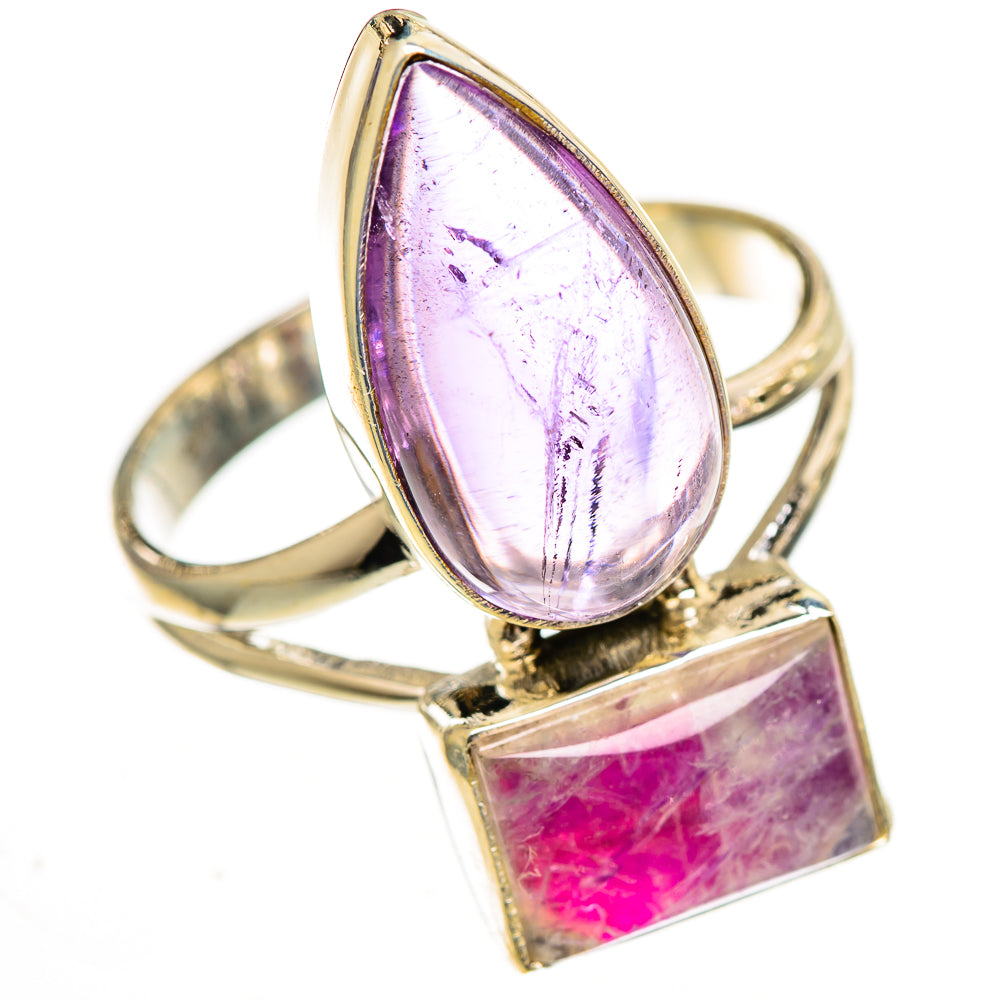 Pink Moonstone Rings handcrafted by Anasilvercos - RING111006 - Photo 2
