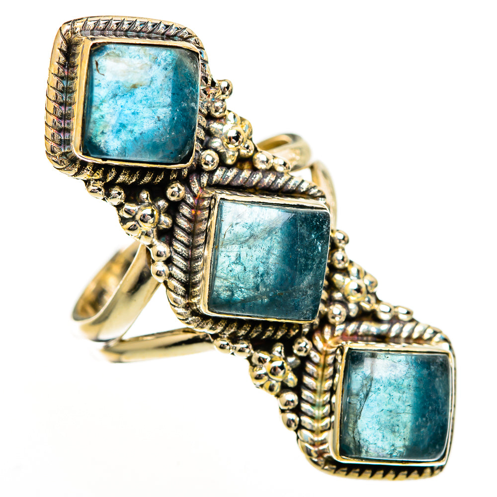 Green Fluorite Rings handcrafted by Anasilvercos - RING111015 - Photo 2