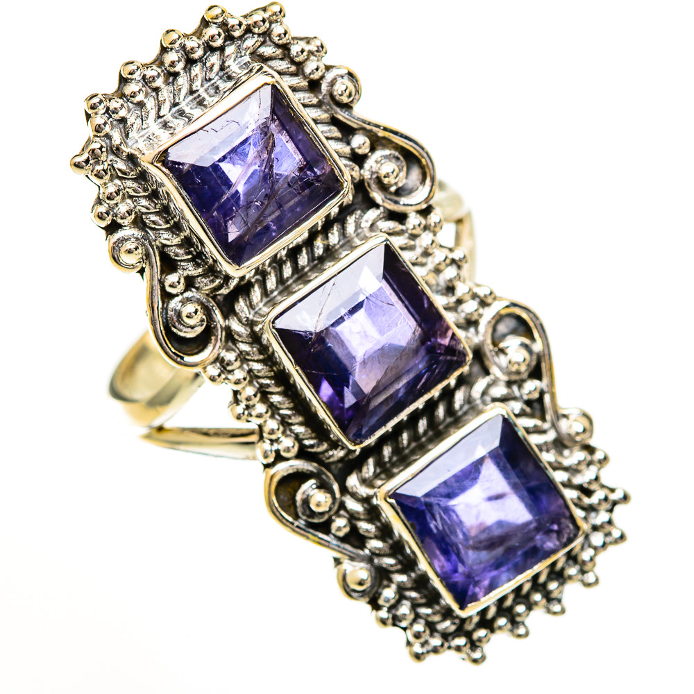 Violet Spinel Rings handcrafted by Anasilvercos - RING111043 - Photo 2
