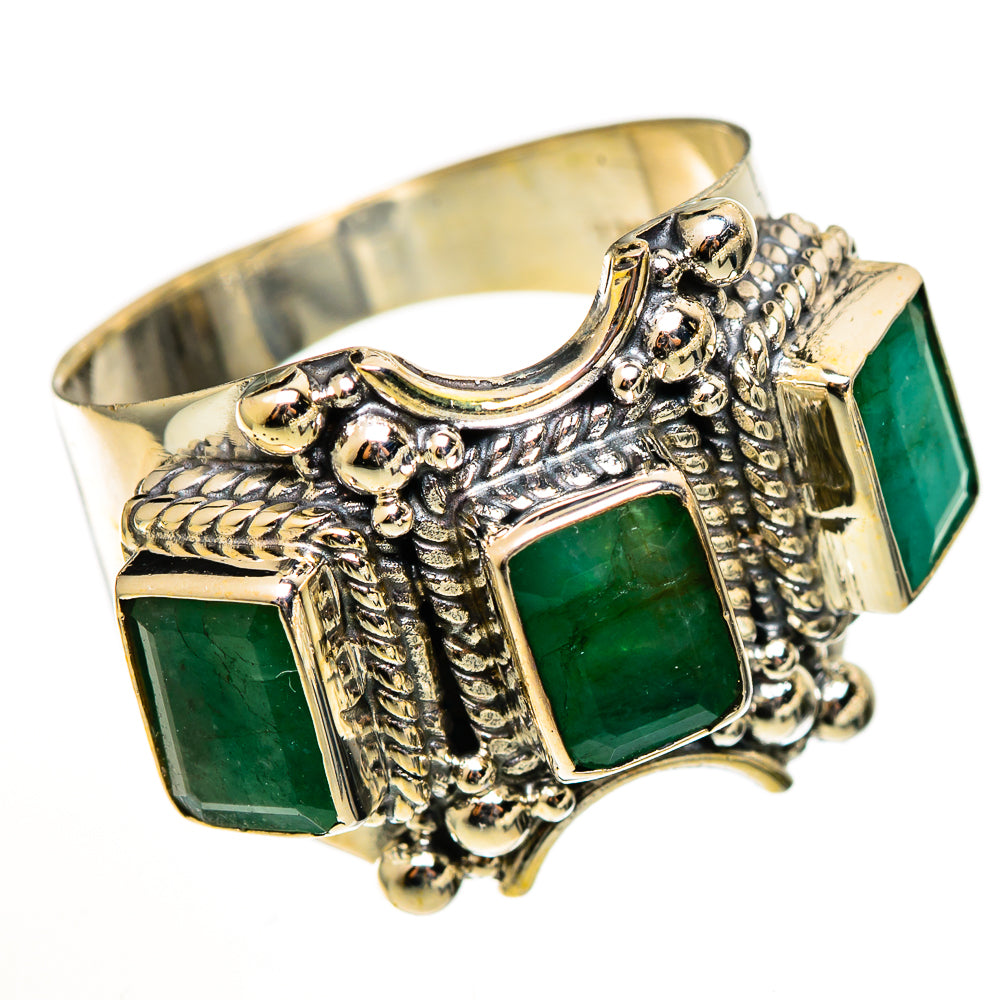 Emerald Rings handcrafted by Anasilvercos - RING111057 - Photo 2