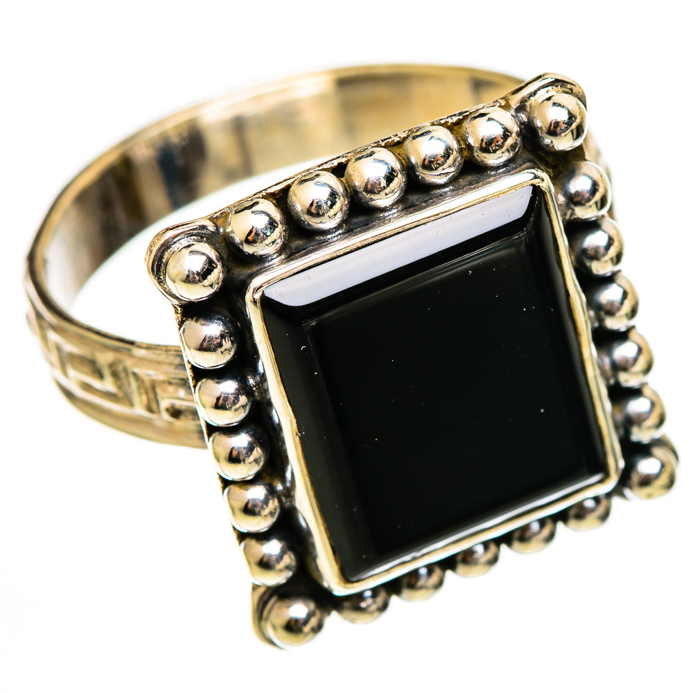Black Onyx Rings handcrafted by Anasilvercos - RING111069 - Photo 2