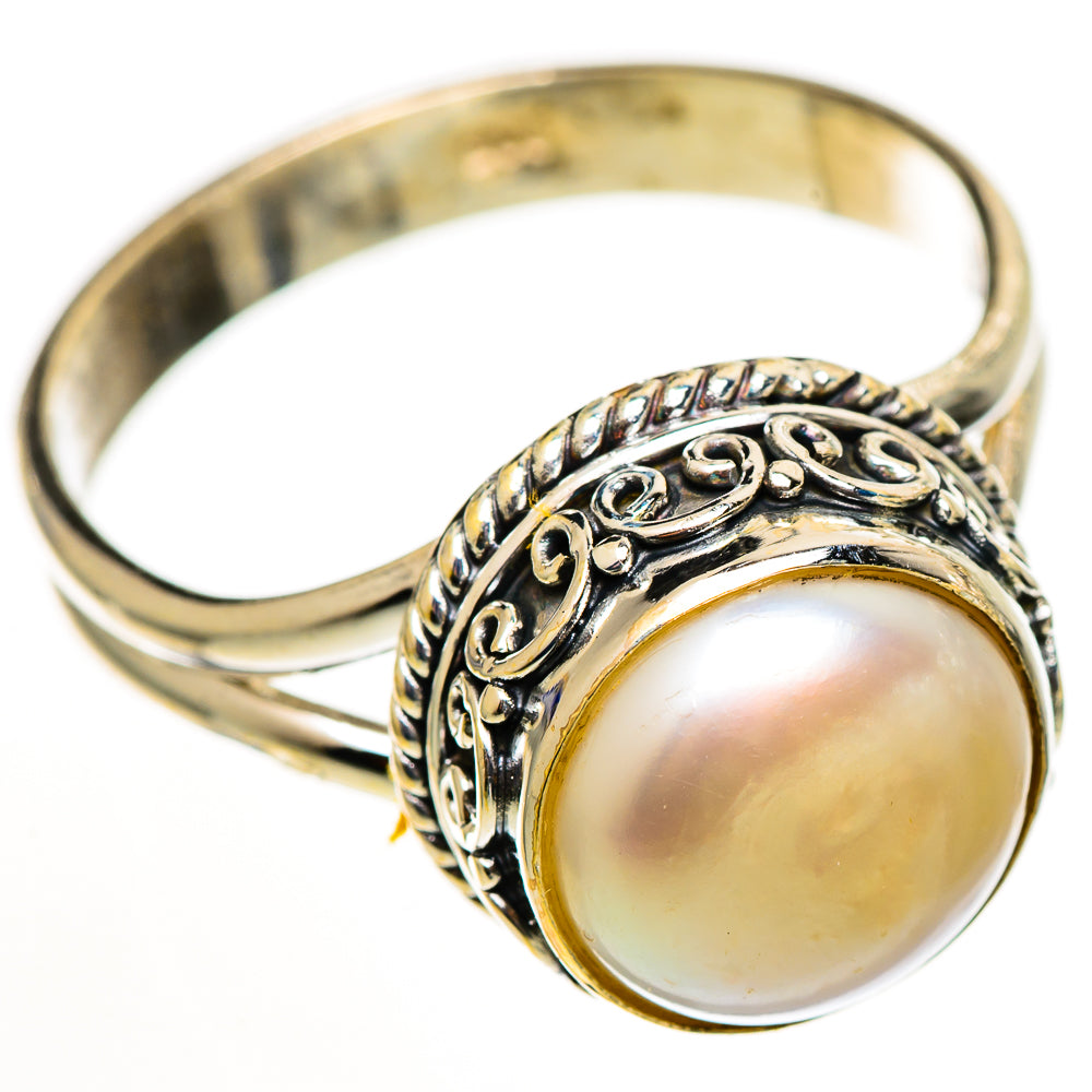 Cultured Pearl Rings handcrafted by Anasilvercos - RING111071 - Photo 2