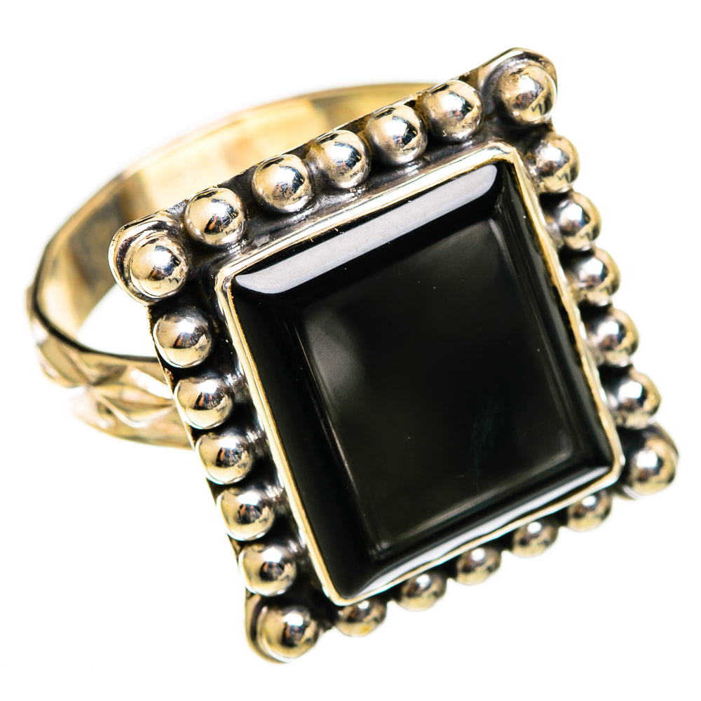 Black Onyx Rings handcrafted by Anasilvercos - RING111096 - Photo 2
