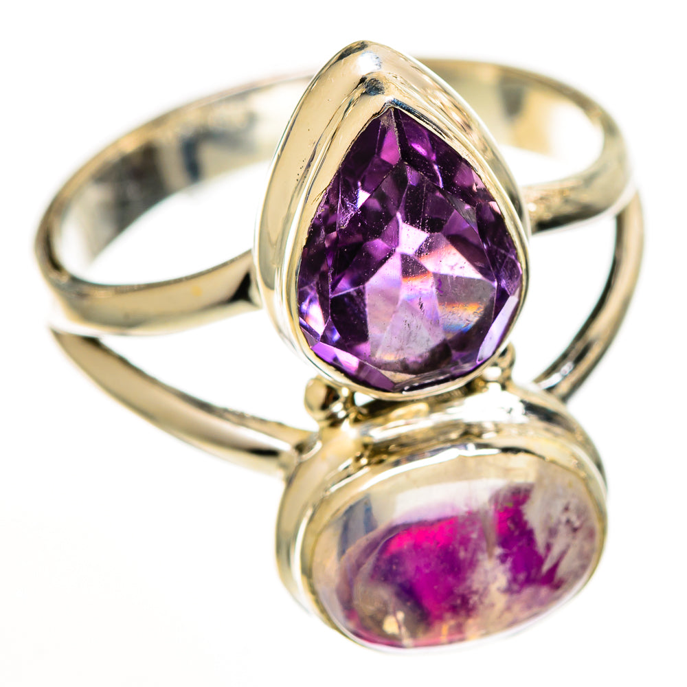 Pink Moonstone Rings handcrafted by Anasilvercos - RING111105 - Photo 2