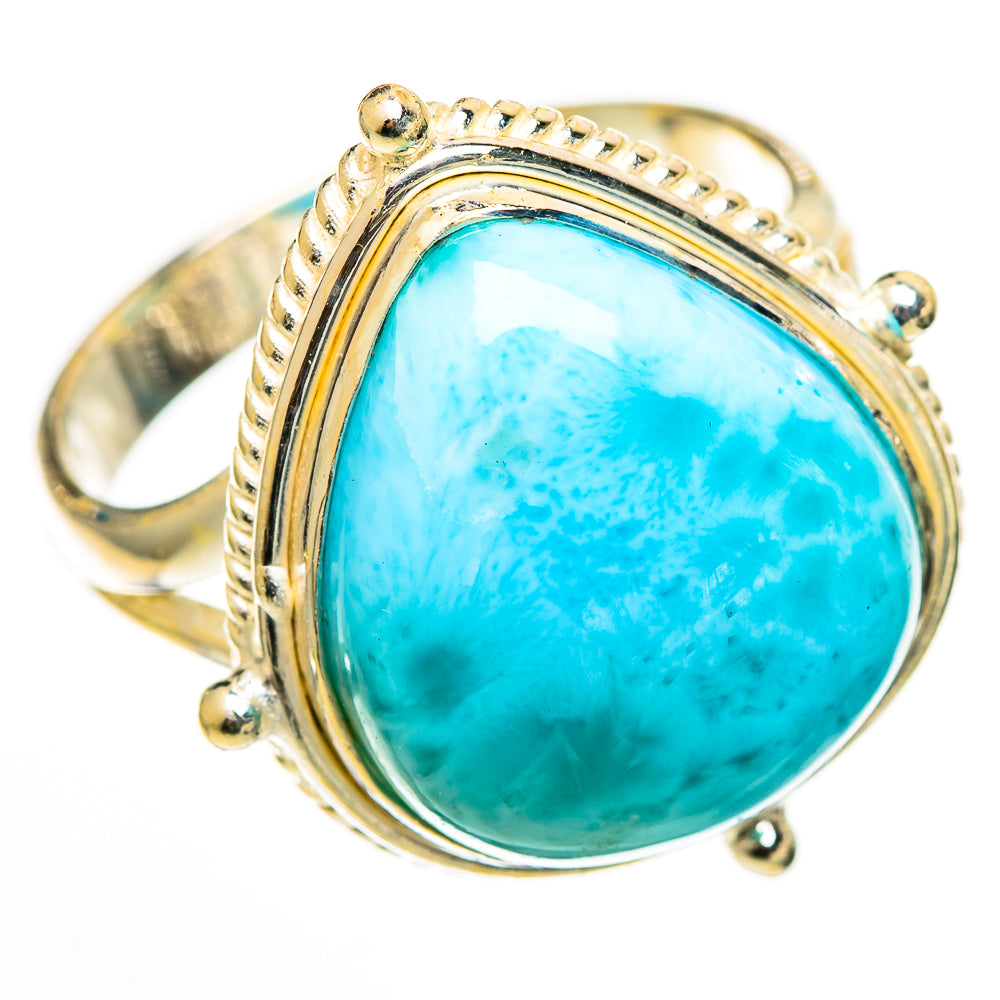Larimar Rings handcrafted by Anasilvercos - RING111107 - Photo 2
