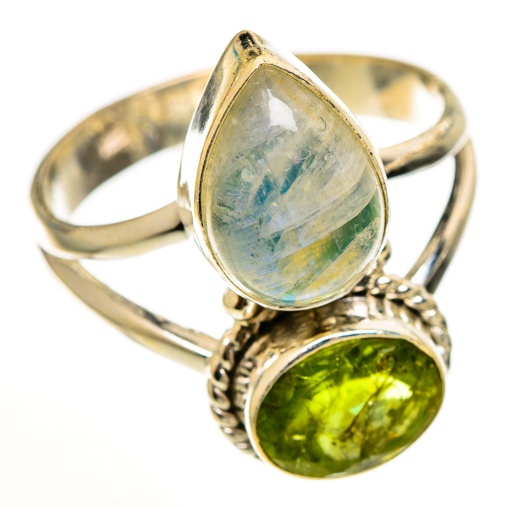 Green Moonstone Rings handcrafted by Anasilvercos - RING111111 - Photo 2