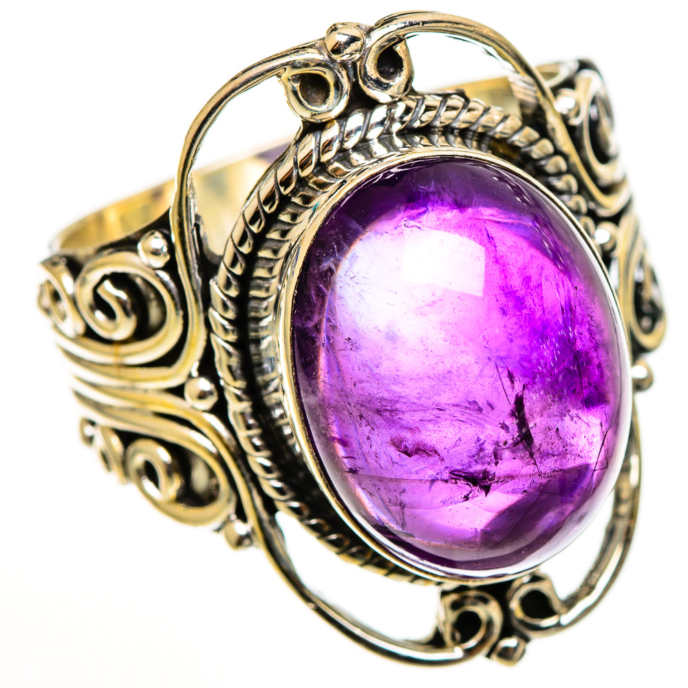 Amethyst Rings handcrafted by Anasilvercos - RING111119 - Photo 2
