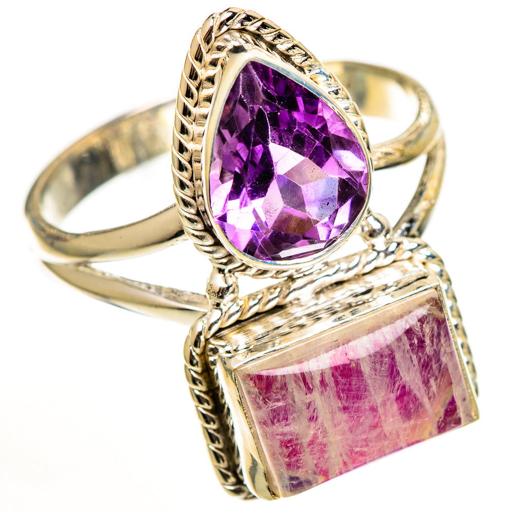 Pink Moonstone Rings handcrafted by Anasilvercos - RING111129 - Photo 2