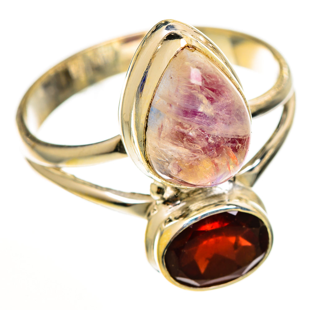 Pink Moonstone Rings handcrafted by Anasilvercos - RING111131 - Photo 2
