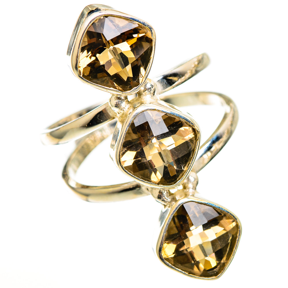 Smoky Quartz Rings handcrafted by Anasilvercos - RING111141 - Photo 2