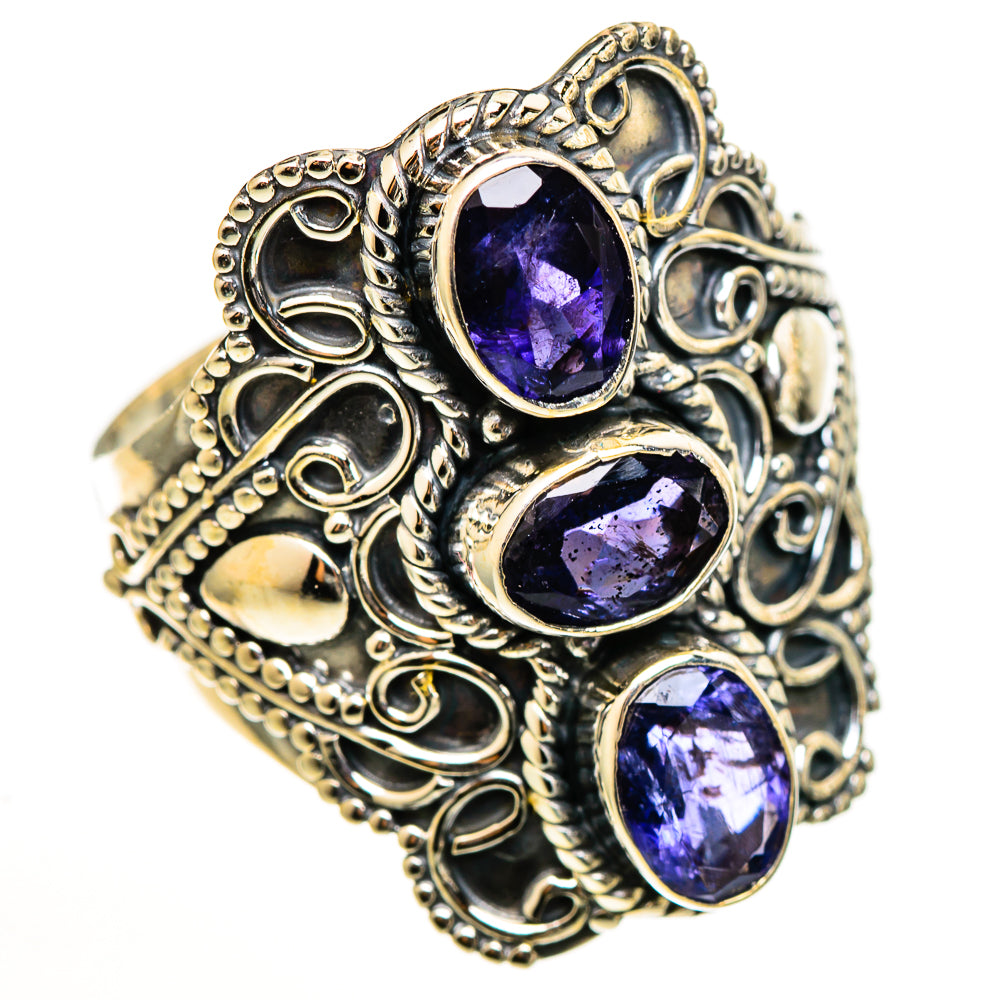 Violet Spinel Rings handcrafted by Anasilvercos - RING111146 - Photo 2