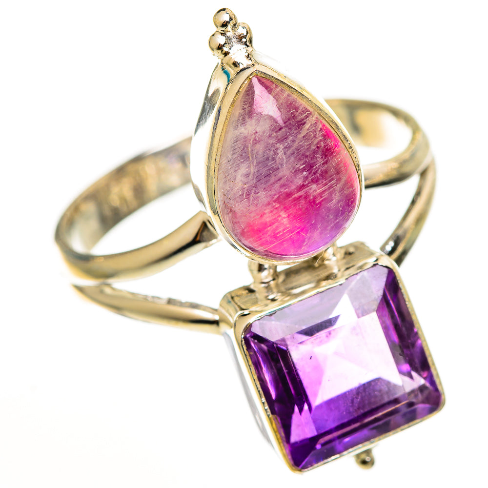 Pink Moonstone Rings handcrafted by Anasilvercos - RING111158 - Photo 2
