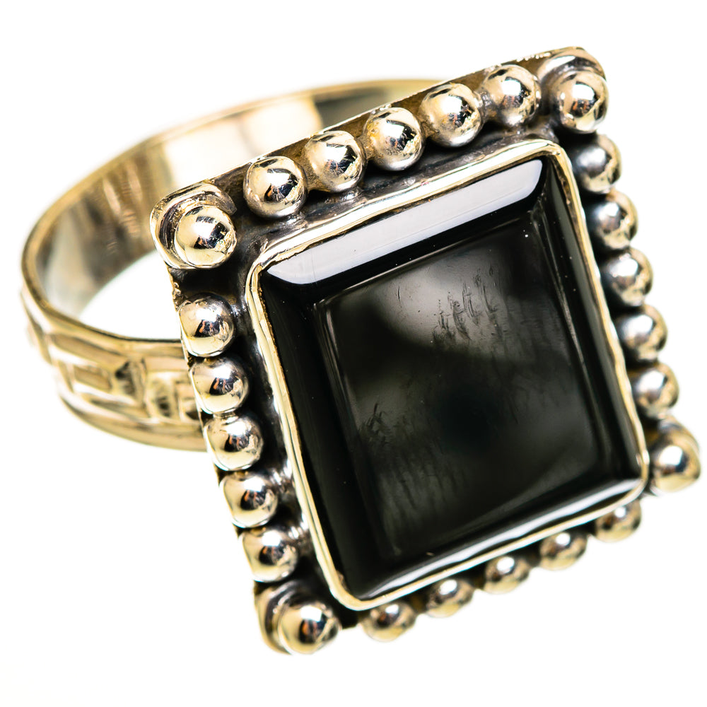 Black Onyx Rings handcrafted by Anasilvercos - RING111175 - Photo 2