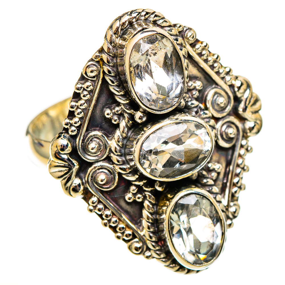White Quartz Rings handcrafted by Anasilvercos - RING111178 - Photo 2