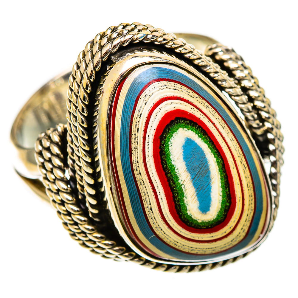 Fordite Rings handcrafted by Anasilvercos - RING111182 - Photo 2