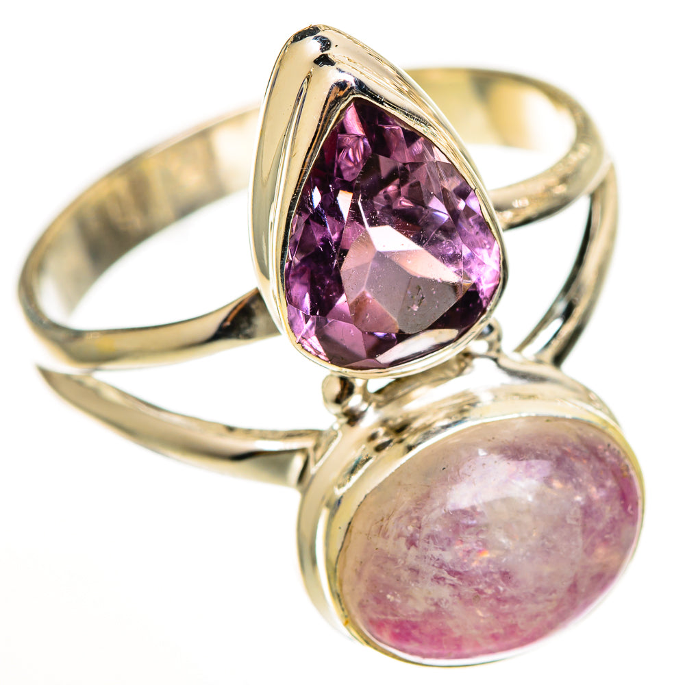 Pink Moonstone Rings handcrafted by Anasilvercos - RING111183 - Photo 2