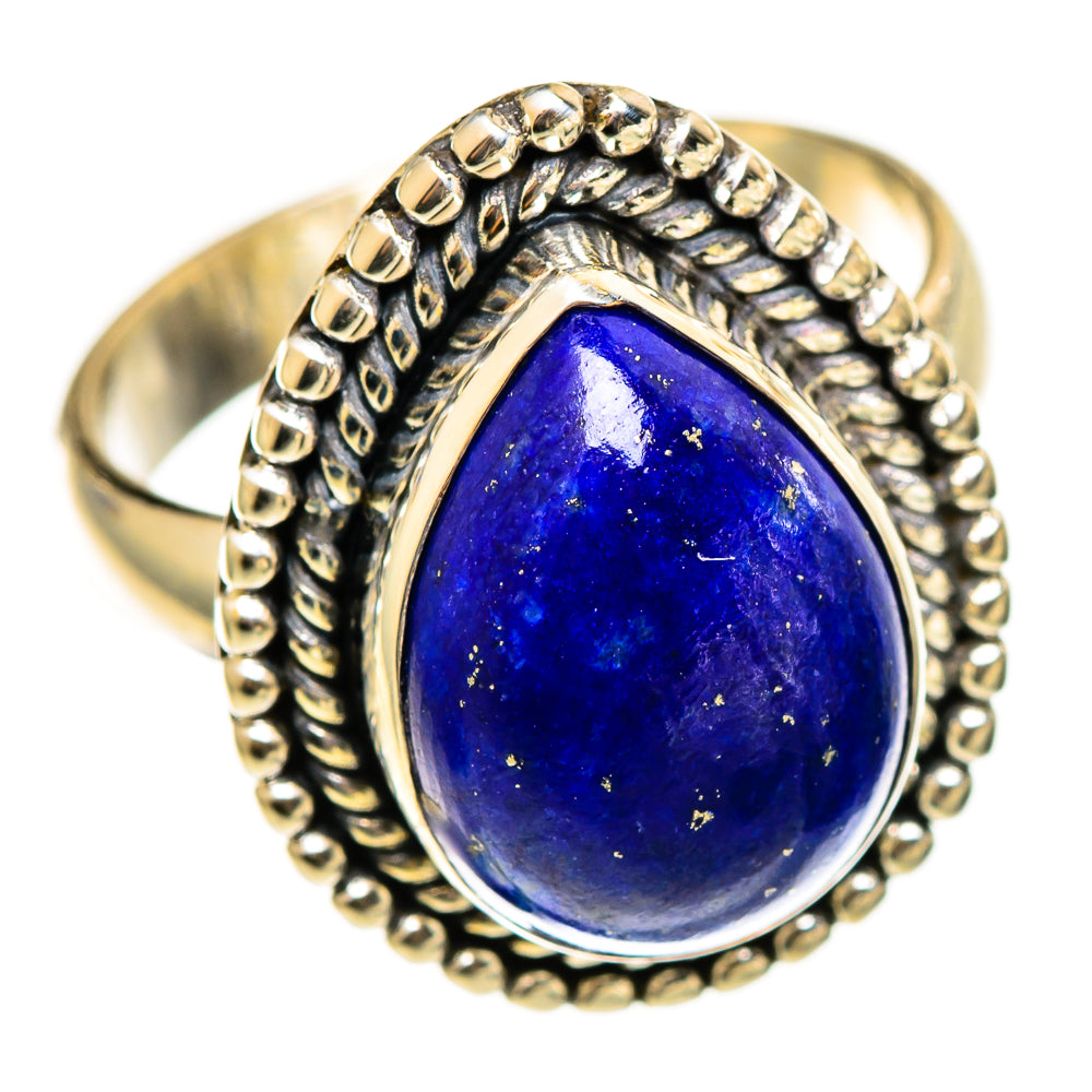 Lapis Lazuli Rings handcrafted by Anasilvercos - RING111186 - Photo 2