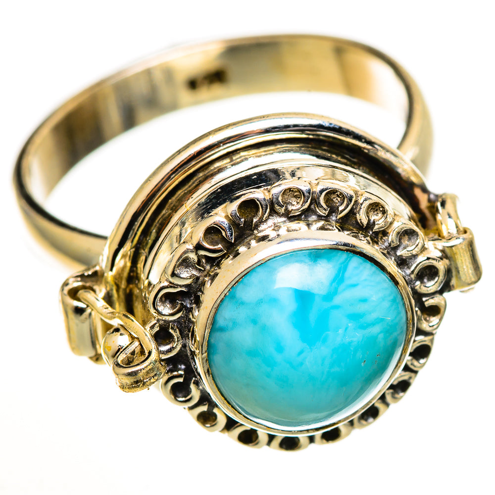 Larimar Rings handcrafted by Anasilvercos - RING111187 - Photo 2