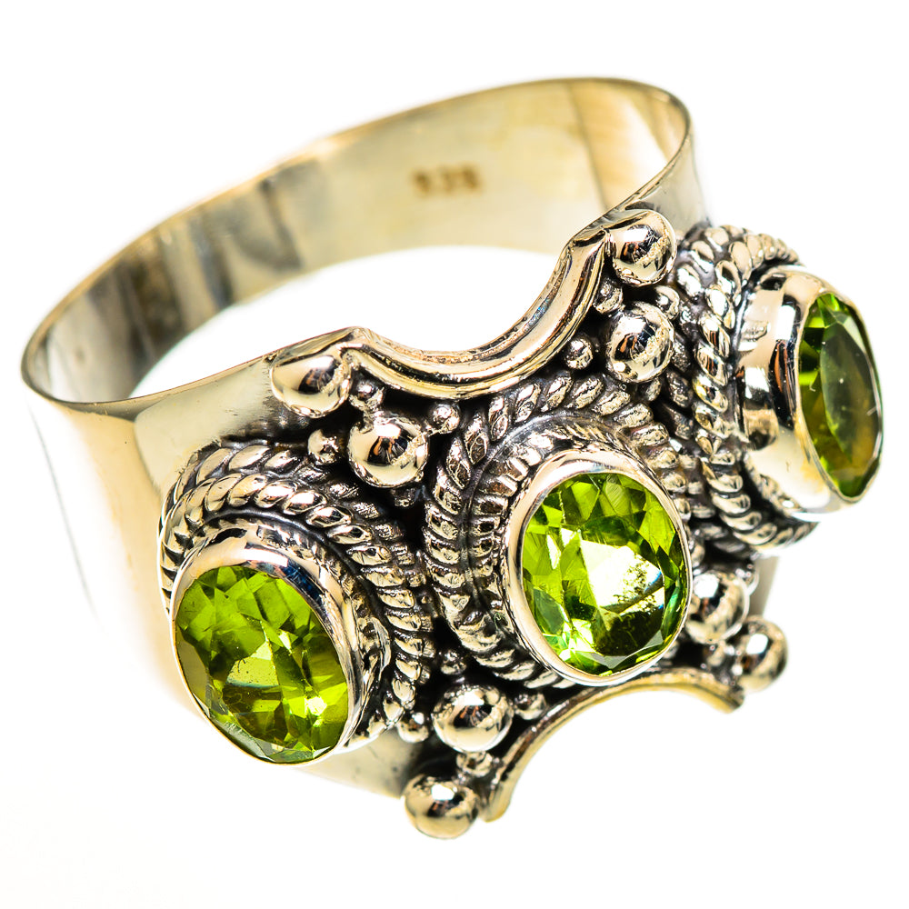 Peridot Rings handcrafted by Anasilvercos - RING111190 - Photo 2