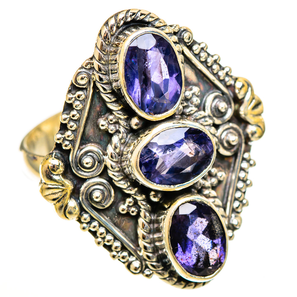 Violet Spinel Rings handcrafted by Anasilvercos - RING111196 - Photo 2