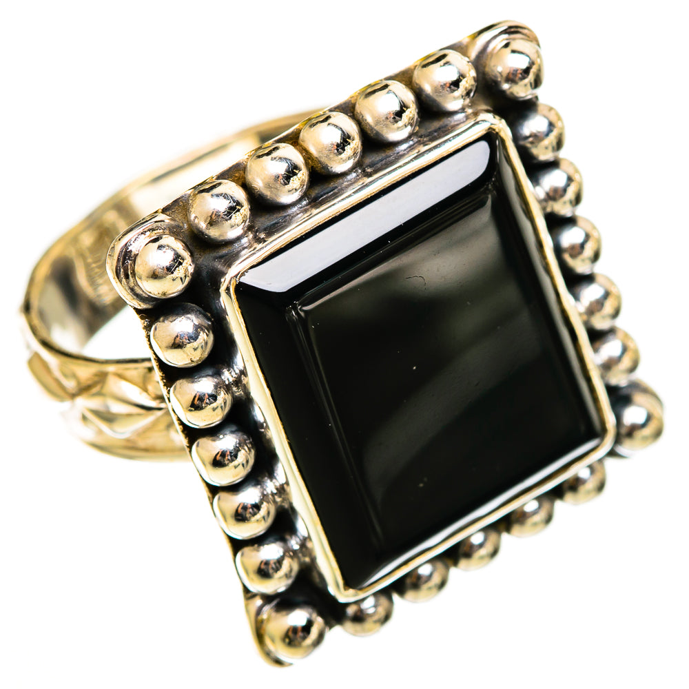 Black Onyx Rings handcrafted by Anasilvercos - RING111200 - Photo 2