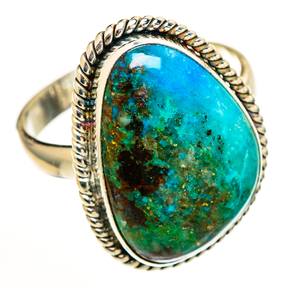 Chrysocolla Rings handcrafted by Anasilvercos - RING111215 - Photo 2