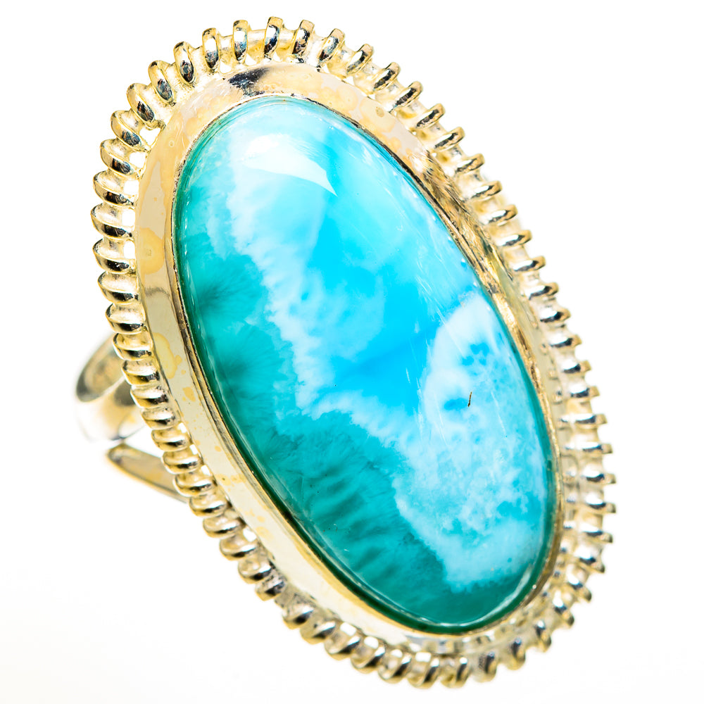 Larimar Rings handcrafted by Anasilvercos - RING111217 - Photo 2