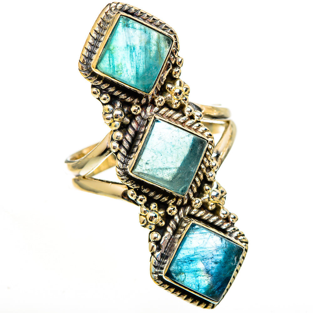 Green Fluorite Rings handcrafted by Anasilvercos - RING111264 - Photo 2