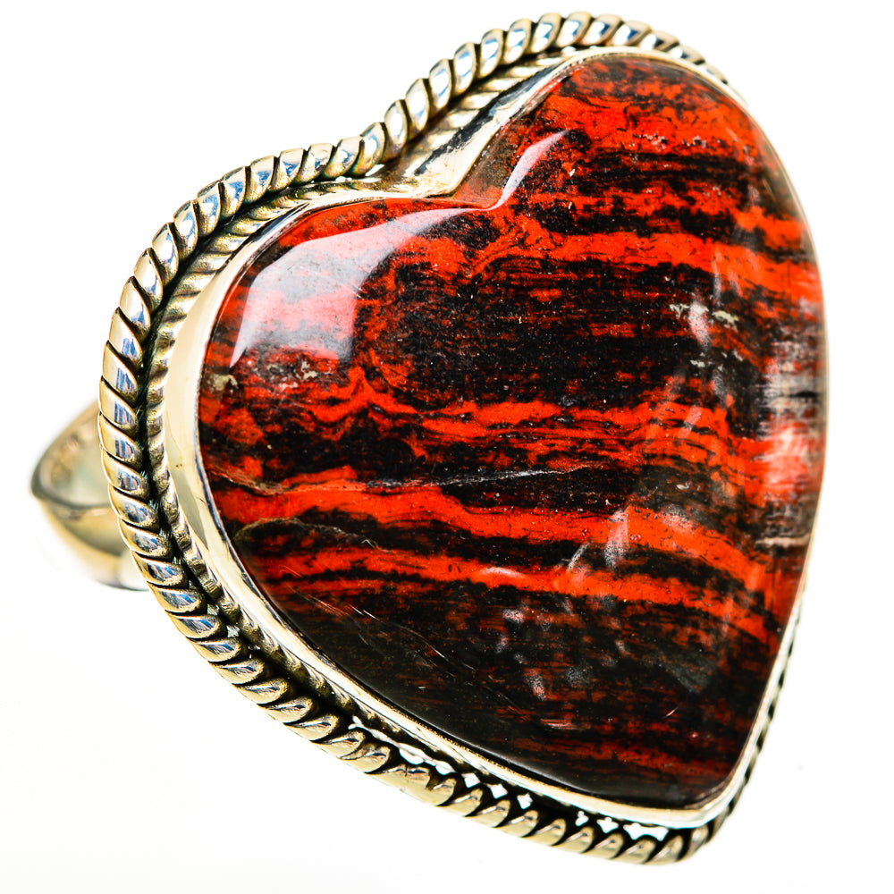 Red Jasper Rings handcrafted by Anasilvercos - RING111277 - Photo 2